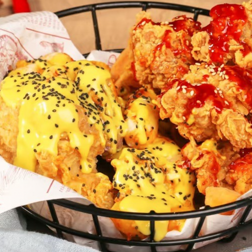 Hot red chicken- Juicy and Crispy Hot red chicken- Juicy and Crispy